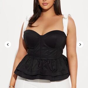 Fashion Nova Size 3XL Dearest Darling Corset Top